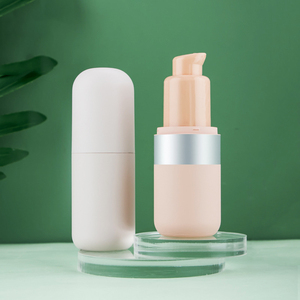 Juego de botellas con bomba de vidrio de lujo: Diseño a prueba de fugas para cosméticos de alta gama - Product Image 2