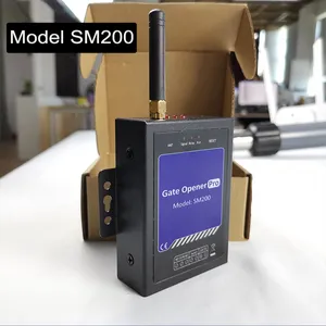 Smart Sm200 pengontrol saklar Relay tunggal 4G Gsm, pembuka gerbang pintu otomatis penerima akses pengontrol