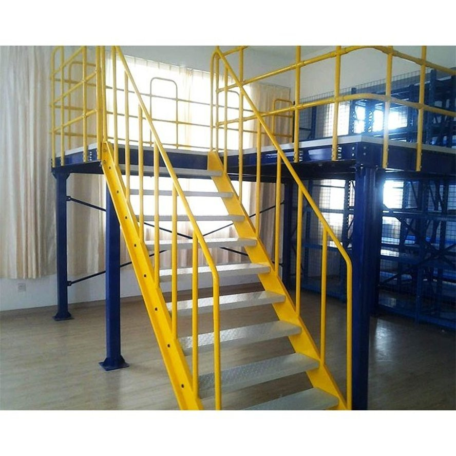 Heavy Duty Custom Structural Steel Mezzanine Floor System Industrial ...
