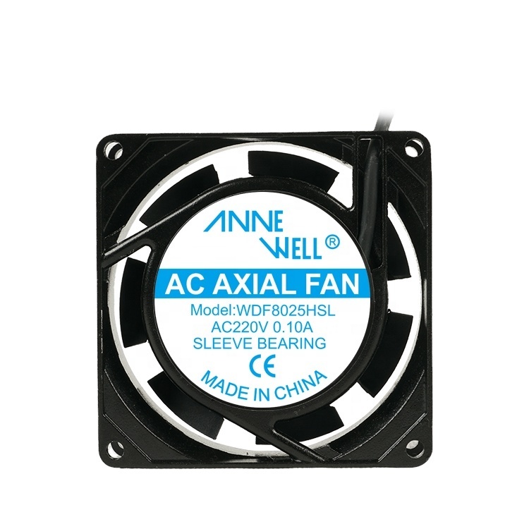 Low Noise 8025mm Mini Brushless AC