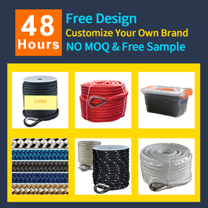 Yüksek performanslı naylon/Polyester örgülü yansıtıcı palamar zincir halat çapa hattı deniz hattı çok deniz bağlama halat - Product Image 2