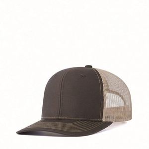 Gorra de Béisbol Personalizada con Parche de Cuero Bordado, Gorra Trucker de 6 Paneles con Visera Curva y Cierre a Presión - Product Image 2