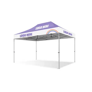 Tenda dobrável de alumínio para feiras comerciais pop-up para eventos ao ar livre, para feiras de pulgas e artesanato, para qualquer evento