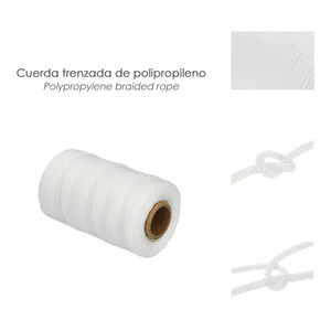 Corda Intrecciata in Polipropilene Bianco (Bobina da 100 Metri) - Product Image 3