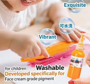 Juego de Pintura Lavable No Tóxica para Dedos - Pintura Segura a Base de Agua para Niños Pequeños, Dibujo Artístico - Product Image 5