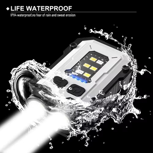 Chất lượng cao EDC <span class=keywords><strong>Mini</strong></span> <span class=keywords><strong>Keychain</strong></span> UV Cắm Trại Đi Bộ Đường Dài Đèn pha nhỏ đa chức năng có thể sạc lại đèn pin - Product Image 6