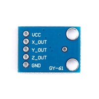 GY-61 ADXL335 acelitometro 3-sumbu Analog Output modul Sensor Akselerometer sudut 3 V-5 V