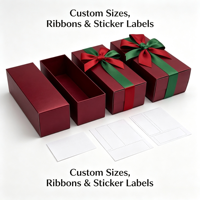 Boîte cadeau de Noël personnalisée en forme de maison pliable, en papier spécial, imprimée UV, pour souvenirs, idéale pour les commandes transfrontalières