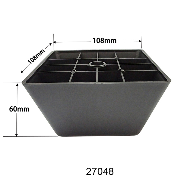 Modern plastic square Plastic Sofa Legs Furniture Feet