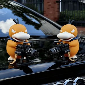 ZW Venta al por Mayor, Figura Creativa de Pato de Resina, Divertido Pato con Pistola, Adorno para el Tablero del Auto, Estatua de Animal Genial, Decoración de Escritorio, Regalo Personalizado - Product Image 4