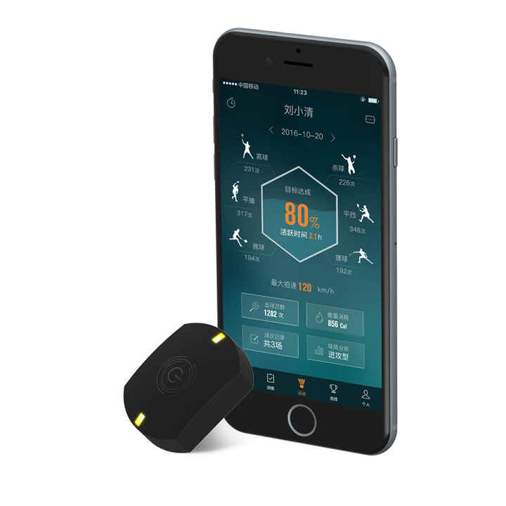 Smart Racket Sensor Smart Tennis Racket Sensor For Swing Analysis And Training String ...