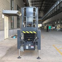 Nouvelle petite nacelle élévatrice à ciseaux automotrice robuste pour travaux de nettoyage et de construction, avec table de travail directe et chenilles