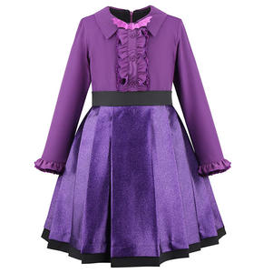 Disfraz de Cosplay de Vampirina para Niñas, Vampira Adolescente, Vestido Morado y Abrigo para Fiesta de Halloween Infantil - Product Image 3