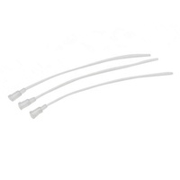 Tubo de Silicona Suave de 13.5cm para Alimentación Oral de Loros, Herramienta para Alimentar Aves