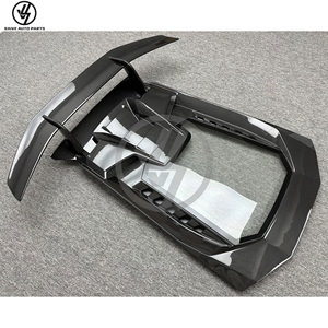 Actualización a Estilo Performante: Capó Trasero de Fibra de Carbono Seca con Alerón Trasero para Lamborghini Huracán LP580 LP610 2014-2018 - Product Image 4