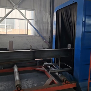 Q69 loại con lăn băng tải cát nổ máy bắn nổ mìn với động cơ động cơ hộp số bơm-core deflashing burnishing abrators - Product Image 6