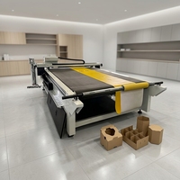 Máquina de corte automática CNC para pegatinas de cartón KT, plotter digital de cama plana para fotos, mesas de corte.