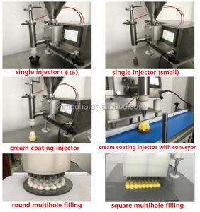Machine automatique de décoration et de distribution de crème pour gâteaux, pâtisseries, cupcakes, pains, rouleaux d'œufs, beignets, et injection de crème, chocolat, confiture - Product Image 5