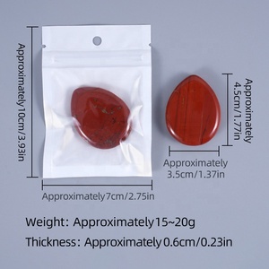 Goutte d'eau Décompression Palm Gemstone Écologique Feng Shui rainure Pouce Presse Poignée Oublier Inquiétude <span class=keywords><strong>Pierre</strong></span> Usine En Gros - Product Image 5