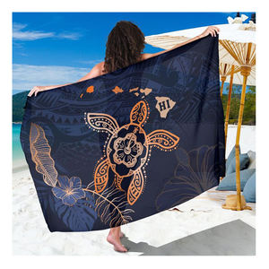 <span class=keywords><strong>แผนที่</strong></span> Hawaii Hibiscus polynesian โบราณเต่าฮาวายชนเผ่า sarong ชุดว่ายน้ำของผู้หญิงปกปิดโสร่งบิกินี่ชุดว่ายน้ำชายหาดของขวัญ - Product Image 3