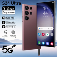 Nuevo Teléfono Inteligente S24 Ultra, 16+1TB, Teléfono Móvil para Juegos, Android 13, 3G/4G/5G