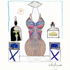 Spaghetti Straps Short <b>Dress</b> Women Crystal Butterfly Details Pearls Patchwork Straight Natural Waist V-neck <b>Cocktail</b> Club Party - Product Image 2