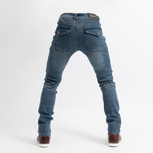 بنطلون جينز رجالي بتصميم مخصص للدراجات النارية بنطلون جينز واقٍ يستخدم في ركوب الدراجات النارية بجولة - Product Image 5