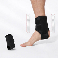 Attelle de cheville réglable personnalisée, enveloppe de compression sportive, stabilisateur, équipement de protection pour hommes et femmes, vente en gros, OEM, logo personnalisé