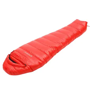 MP 95% Ganso saco de dormir de acampamento ao ar livre Ultraleve 450g(1lb) preenchimento inverno saco de dormir 800 de preenchimento
