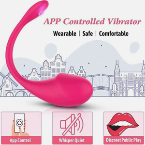 Vibrador de bragas con control remoto por APP, 9 frecuencias, recargable por USB, sensación realista, sin látex, resistente al agua para uso diario, para el punto G - Product Image 3