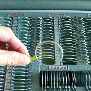 Étui à lentilles à monture métallique TLS-232 pour équipement d'optométrie, étui rigide de forme rectangulaire avec croix de visée pour outils de montage de lunettes - Product Image 3