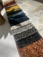 Tissu bouclé anti-griffures pour chats, 500 g/m², tissu en polaire Teddy lourd pour ameublement de canapés et meubles