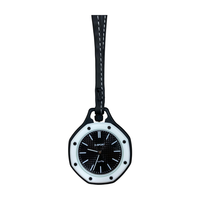 Montre de poche analogique à quartz D-sport Fashion, design pop sportif de luxe, lunette octogonale en verre, bracelet en cuir