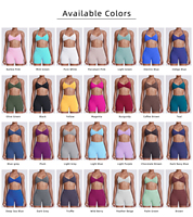 Ensembles de yoga pour femmes en gros : Soutien-gorge de sport halter ultra doux et shorts taille haute pour la gym et les vêtements de sport féminins