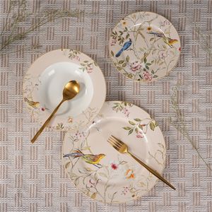 Service de vaisselle en céramique, ensemble de plats en céramique, assiette de présentation élégante - Product Image 1