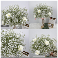 Boule de fleurs artificielles en soie tendance, ton terre cuite, roses et hortensias, centre de table pour cérémonie de mariage