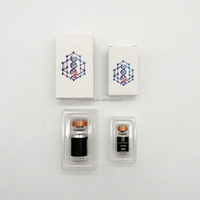 Scatola porta fiale personalizzata riciclabile TY con laminazione opaca e goffratura per crema viso, etichette per vassoi in plastica da 3ml/5ml/10ml