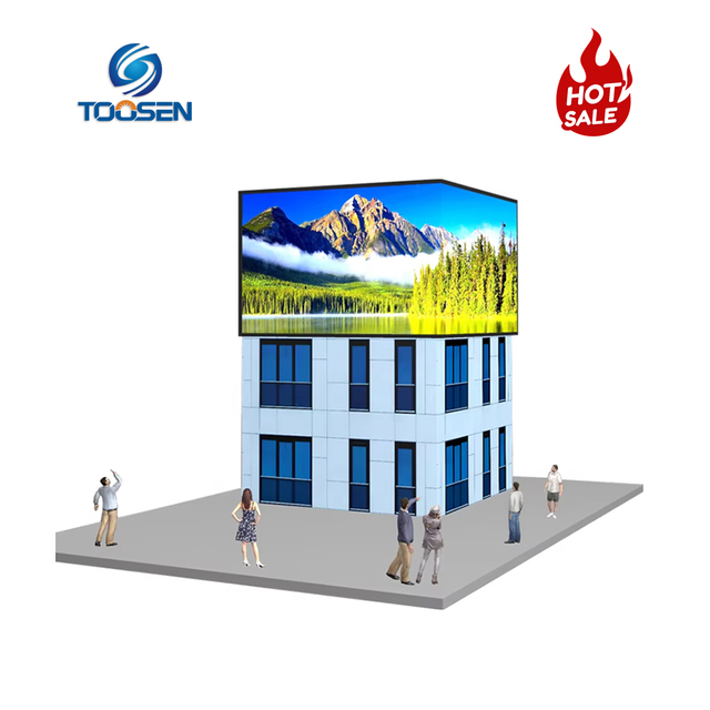 Factory High Brightness 90 Degree Advertising Outdoor Naked-eye 3D LED Video Wall Exterior P2.5 3D Billboard LED Display Screen
