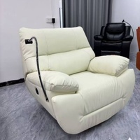 Fauteuil inclinable individuel avec porte-gobelet, mobilier de salon, fauteuil de relaxation, canapé individuel luxueux, fauteuil à bascule, chaise longue
