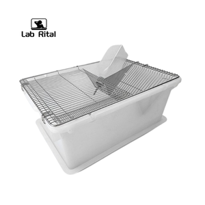 Cage inférieure pour rats de laboratoire Cage d'élevage de laboratoire en PP avec plateau pour souris, souris et rongeurs - Product Image 1