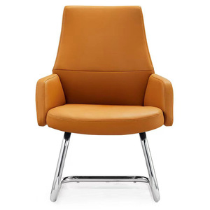 Chaises de bureau – Échantillon gratuit – Fauteuil de direction moderne en similicuir PU, pivotant à 360°, dossier haut, avec accoudoirs et réglage en hauteur, pour personnel et cadres - Product Image 3