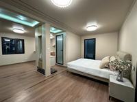 Maison conteneur extensible sur mesure de 40 pieds avec 3 chambres, mobile, portable et pliable, pour l'exportation