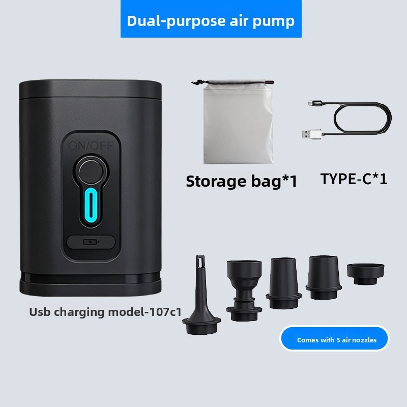 Pompe de chargement USB [noir]