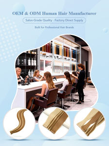 Extensiones de Cabello <span class=keywords><strong>Virgen</strong></span> Europeo 100%, Cinta Larga de PU, Trama Invisible Más Delgada, Doble Trama, Trama Inyectada en la Piel - Product Image 6