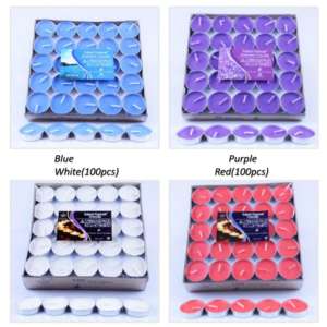 Bougie circulaire en cire de thé pour demande en mariage, éclairage de prière, bougie chauffe-plat d'urgence - Product Image 4