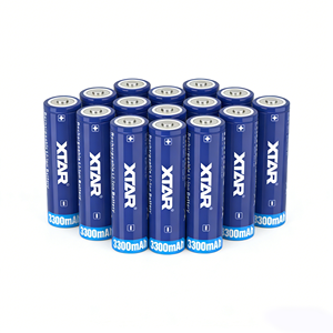 Batterie Li-ion rechargeable protégée <span class=keywords><strong>XTAR</strong></span> originale 3,6 V INR <span class=keywords><strong>18650</strong></span> 3300 mAh pour lampe torche, courant de décharge maximal de 10 A - Product Image 1