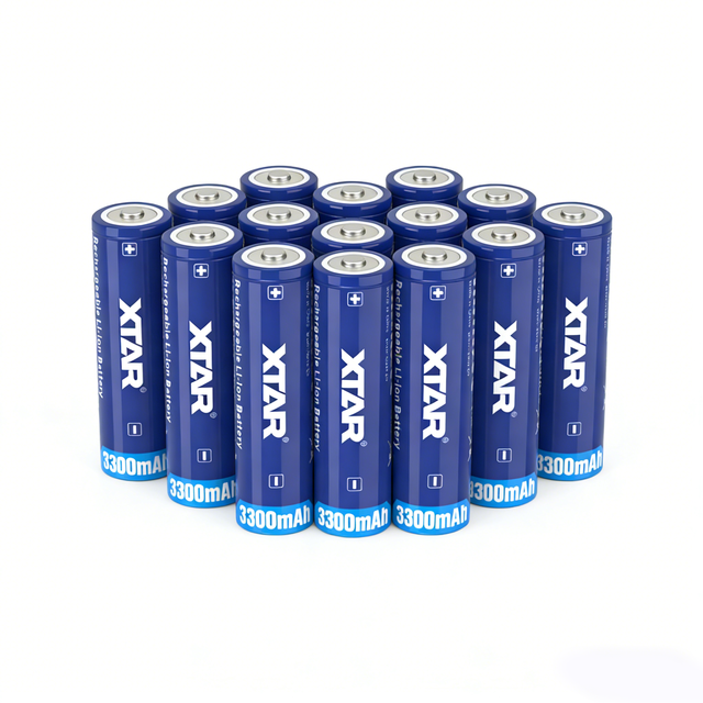 XTAR Original Protected Rechargeable 3.6V INR 18650 3300mAh Li-ion Battery for Flashlight 10A Max Discharge Current