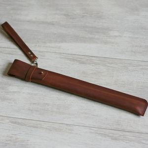 Estuche Clásico para Baquetas de Cuero PU, Portátil, con Asa, Accesorio para Instrumentos de Percusión - Product Image 2