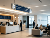 Signalétique de plafond directionnelle en profilé aluminium, panneau de signalisation standard pour l'extérieur, alimentation AC/DC pour hôtels et centres commerciaux