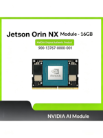 Module de développement de carte centrale NVIDIA Jetson Orin NX 16 Go 900-13767-0000-001 avec Linux Ubuntu et interface PCIe